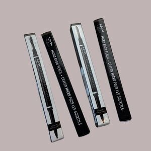 NYX Professional Makeup Micro Brow Pencil Taupe eyebrow (set of 4)